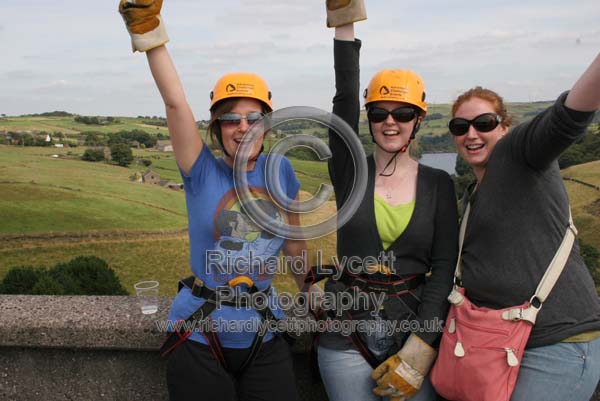 British Red Cross Abseil Baitings Dam