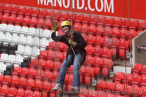 Christie's Abseil at Manchester United MUFC