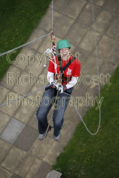 Guildford Cathedral Abseil for Action for Children