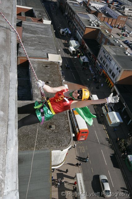 Abseil for West of England School and College for young people with little or no sight - Just select the number of photos and either go to Cart to checkout or press Back To Index to continue shopping - Richard Lycett Photography